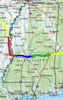 MS trip map.