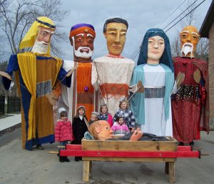Nativity puppets 2010.