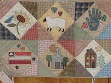 fabric wallhanging